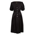 Anglomania Womens Black New Saturday Puff Sleeve Dress 54660 by Vivienne Westwood from Hurleys