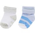 Timberland Baby Blue And White 2 Pack Socks (17-19) 19581 by Timberland Clothing from Hurleys