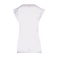 Womens White Diamante Neck Logo Fitted S/s T Shirt 43740 by Versace Jeans Couture from Hurleys