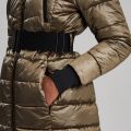 Womens Bronze Premium Arena Hooded Quilted Coat 51408 by Barbour International from Hurleys