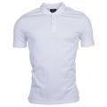 Mens White Chest Logo Regular Fit S/s Polo Shirt 69607 by Armani Jeans from Hurleys