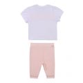 Baby Pink Top & Leggings Gift Set 83879 by BOSS from Hurleys
