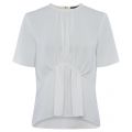 Womens Summer White Emmy Crepe Gathered Top 86743 by French Connection from Hurleys