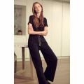 Womens Black Chequer Jumpsuit 81993 by Barbour International from Hurleys