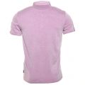 Mens Purple Veranda Oxford S/s Polo Shirt