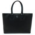 Womens Black Pebbled Effect Shopper Bag 59072 by Armani Jeans from Hurleys
