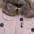 Girls Powder Pink Gobi Down Fur Hooded Jacket 48935 by Parajumpers from Hurleys