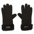 Womens Black Sheepskin Turn Cuff Gloves 32405 by UGG from Hurleys