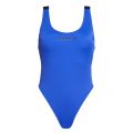 Womens Surf The Web Logo Scoop Swimming Costume 59787 by Calvin Klein from Hurleys