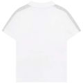 Kids White Double Stripe S/s Polo Shirt 111324 by BOSS from Hurleys