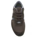 Athleisure Mens Dark Green Lighter Lowp Life Trainers 23541 by BOSS from Hurleys