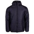 Mens Black Level Hooded Quilted Jacket 17738 by Barbour International from Hurleys