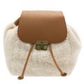Womens Chestnut & Natural Vivienne Sheepskin Backpack 67640 by UGG from Hurleys
