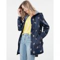 Womens Navy Dogs Golightly Packable Waterproof Coat 99279 by Joules from Hurleys