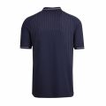 Athleisure Mens Navy Philix Zip Collar S/s Polo Shirt 74435 by BOSS from Hurleys