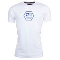 Mens White Tete 2 S/s Tee Shirt 7977 by Cruyff from Hurleys