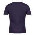 Mens Blue Large Peace Logo Regular S/s T Shirt 26902 by Love Moschino from Hurleys