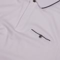 Mens White Fincham Soft Solid S/s Polo Shirt 43870 by Ted Baker from Hurleys