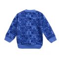Baby Blue Toy Print Sweat Top 82040 by Moschino from Hurleys