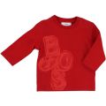 Baby Red Branded L/s Tee Shirt