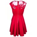 Womens Red Dollii Embroidered Cut Out Dress 69411 by Ted Baker from Hurleys