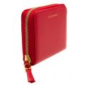 Womens Classic Red Small Continental Leather Wallet