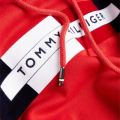 Mens Haute Red Hilfiger Logo Hoodie 50001 by Tommy Hilfiger from Hurleys