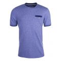 Mens Blue Climb Textured S/s T Shirt 23639 by Ted Baker from Hurleys