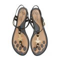 Vivienne Westwood Black/Gold Solar Orb 21 Sandals