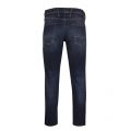 Mens Blue Black Anbass Hyperflex Slim Fit Jeans 50190 by Replay from Hurleys