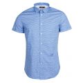 Mens Blue S-Venety Print S/s Shirt 25504 by Diesel from Hurleys