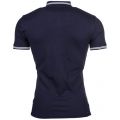 Mens Navy Tipped Slim Fit S/s Polo Shirt 61344 by Armani Jeans from Hurleys