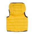 Toddler Yellow Branded Hooded Gilet 45598 by BOSS from Hurleys