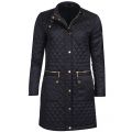Womens Black Port Gower Quilted Jacket 18523 by Barbour International from Hurleys