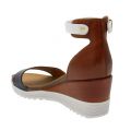 Womens Navy Tan Loraynie Wedge Sandals 83850 by Moda In Pelle from Hurleys