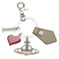 Womens Taupe Alex I Love Orb Keyring 36320 by Vivienne Westwood from Hurleys