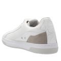 Mens White Switon_Tenn Leather Trainers 88460 by HUGO from Hurleys