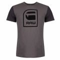 Mens Raven/Black Graphic 3 R T S/s T Shirt 35062 by G Star from Hurleys
