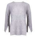 Womens Derby Heather Split Sleeve Ribbed Knitted Jumper 31125 by Michael Kors from Hurleys