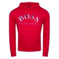 Athleisure Mens Red Sly Hooded Sweat Top 19166 by BOSS from Hurleys