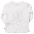 Boss Baby White Branded L/s Tee Shirt 65298 by BOSS from Hurleys