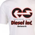 Mens Off White T-Just-E18 S/s T Shirt 110678 by Diesel from Hurleys