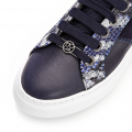 Womens Navy Snake Auran Trainers 99455 by Moda In Pelle from Hurleys