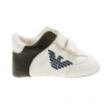 Baby Navy Trainer 6417 by Armani Junior from Hurleys