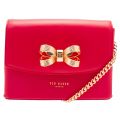 Womens Deep Pink Leorr Bow Mini Cross Body Bag 16728 by Ted Baker from Hurleys