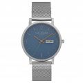 Mens Stainless Steel Navy Dial Bracelet Strap Watch 19263 by Ted Baker from Hurleys