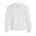 Womens Optical Snow Vikawa Broderie High Neck Top 111178 by Vila from Hurleys