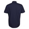 Mens Navy C-Eraldino Regular S/s Shirt 23427 by HUGO from Hurleys