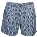 Mens Turquoise Hermit Geo Swim Shorts 40266 by Ted Baker from Hurleys