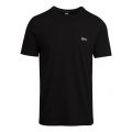 Athleisure Mens Black/Gold Tee Gold S/s T Shirt 83402 by BOSS from Hurleys